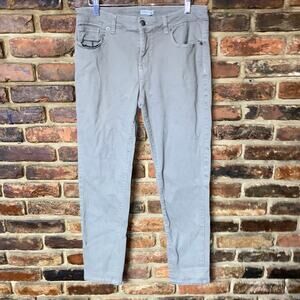 Purple & More Khaki Tan Denim Skinny Jeans Women's Size 8